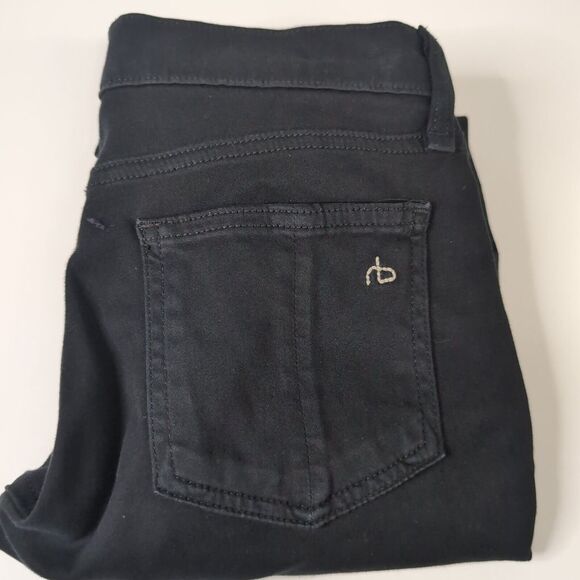 rag & bone Denim - Rag‎ & Bone Leggings Skinny Jeans Coated Black Size 25
